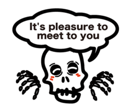 Bone and Balloon sticker #6001578