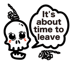 Bone and Balloon sticker #6001579