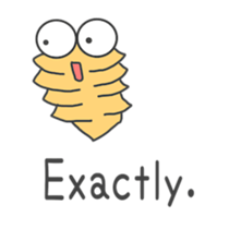 Bagworm(Back-channel feedback sticker #6001654