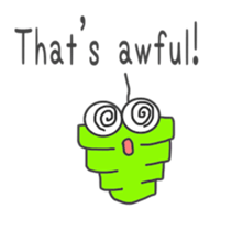 Bagworm(Back-channel feedback sticker #6001659