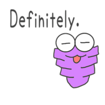 Bagworm(Back-channel feedback sticker #6001662