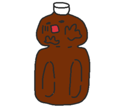 Immiscible milk and coffee sticker #6001921