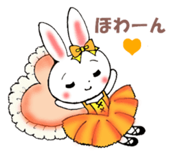 Worry of rabbit princess sticker #6002128