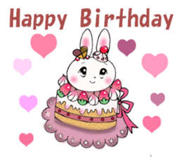 Worry of rabbit princess sticker #6002129