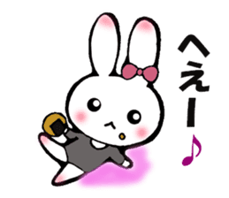 Ballerina rabbit girl's mind sticker #6002319