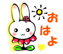 Ballerina rabbit girl's mind sticker #6002322