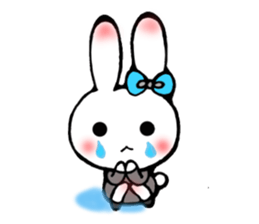 Ballerina rabbit girl's mind sticker #6002328