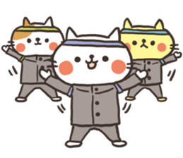 Cat love baseball !! sticker #6002553