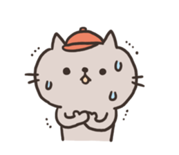 Cat love baseball !! sticker #6002567