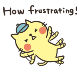 Cat love baseball !! sticker #6002579