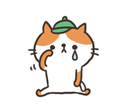 Cat love baseball !! sticker #6002580