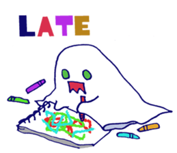 Supu- of the Sheets Spook English ver. sticker #6002723