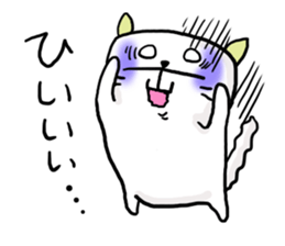 An Okayama dialect cat and bear2 sticker #6003211