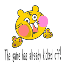 Watching Sports (Tiger version sticker #6003264