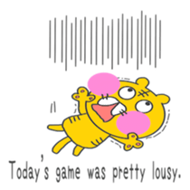 Watching Sports (Tiger version sticker #6003265