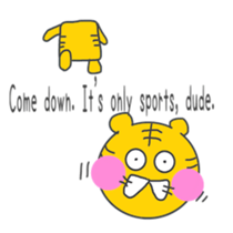 Watching Sports (Tiger version sticker #6003266