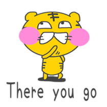 Watching Sports (Tiger version sticker #6003281