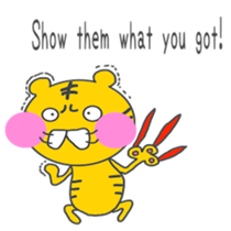 Watching Sports (Tiger version sticker #6003283