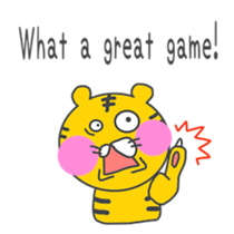 Watching Sports (Tiger version sticker #6003288