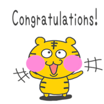 Watching Sports (Tiger version sticker #6003293