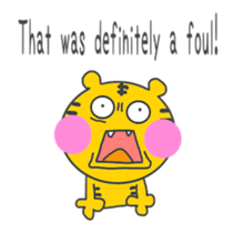 Watching Sports (Tiger version sticker #6003295