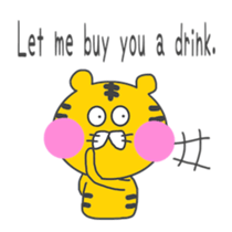 Watching Sports (Tiger version sticker #6003296