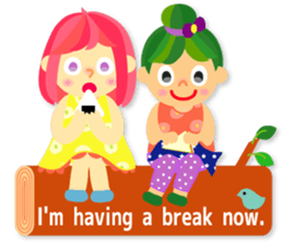 Daily life of friends 2.(E) sticker #6003825