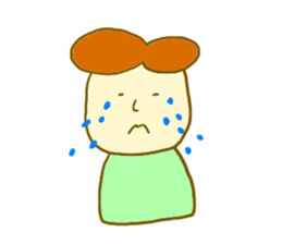 He lives alone. sticker #6003931