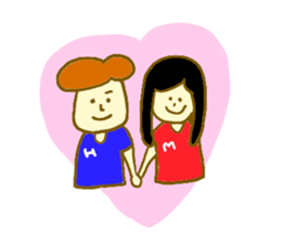 He lives alone. sticker #6003939