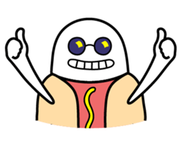 Hot Dog Man & Boba Milk Tea Girl sticker #6004585