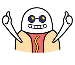 Hot Dog Man & Boba Milk Tea Girl sticker #6004585