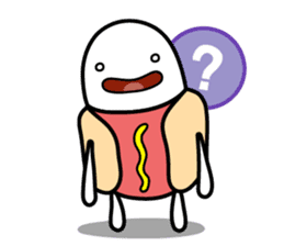 Hot Dog Man & Boba Milk Tea Girl sticker #6004587