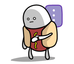 Hot Dog Man & Boba Milk Tea Girl sticker #6004593