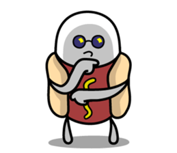 Hot Dog Man & Boba Milk Tea Girl sticker #6004600