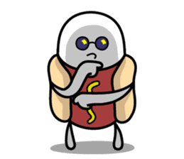 Hot Dog Man & Boba Milk Tea Girl sticker #6004600