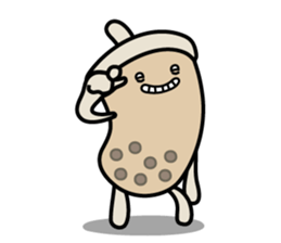 Hot Dog Man & Boba Milk Tea Girl sticker #6004609