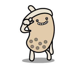 Hot Dog Man & Boba Milk Tea Girl sticker #6004609