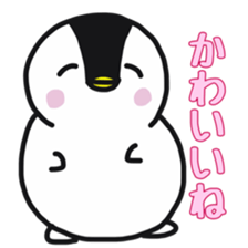 Snow penguin sticker #6004877