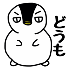 Snow penguin sticker #6004898