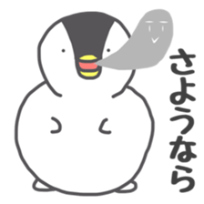 Snow penguin sticker #6004902