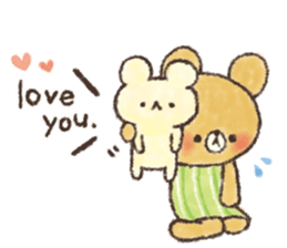 charming bear's sticker [love Ver.] sticker #6004917