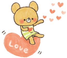 charming bear's sticker [love Ver.] sticker #6004926