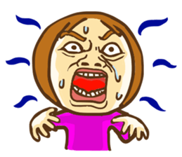 Jocular girl sticker #6005686