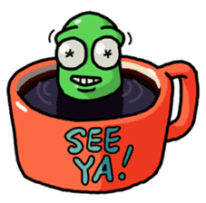 The Coffee Slug sticker #6005951