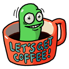 The Coffee Slug sticker #6005983