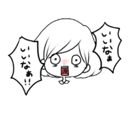 blush Girl. sticker #6006713