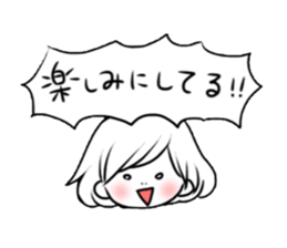 blush Girl. sticker #6006731