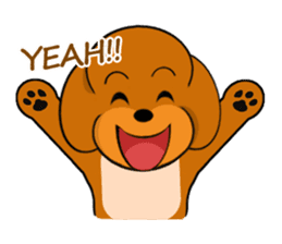 Your favorite Poodle puppy sticker #6006826