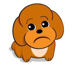 Your favorite Poodle puppy sticker #6006828