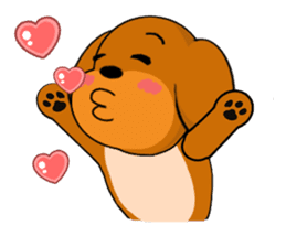 Your favorite Poodle puppy sticker #6006829